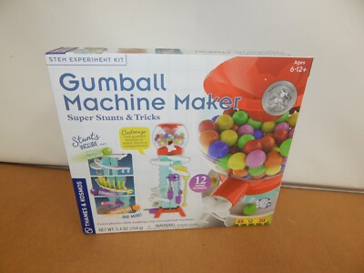 NIB Gumball Machine Maker Stem Experiment Kit Super Stunts & Tricks Lab Learning