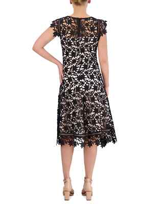 black lace and sheer dress Sweet Intentions Black Lace Maxi Dress with Gloves Black / XL