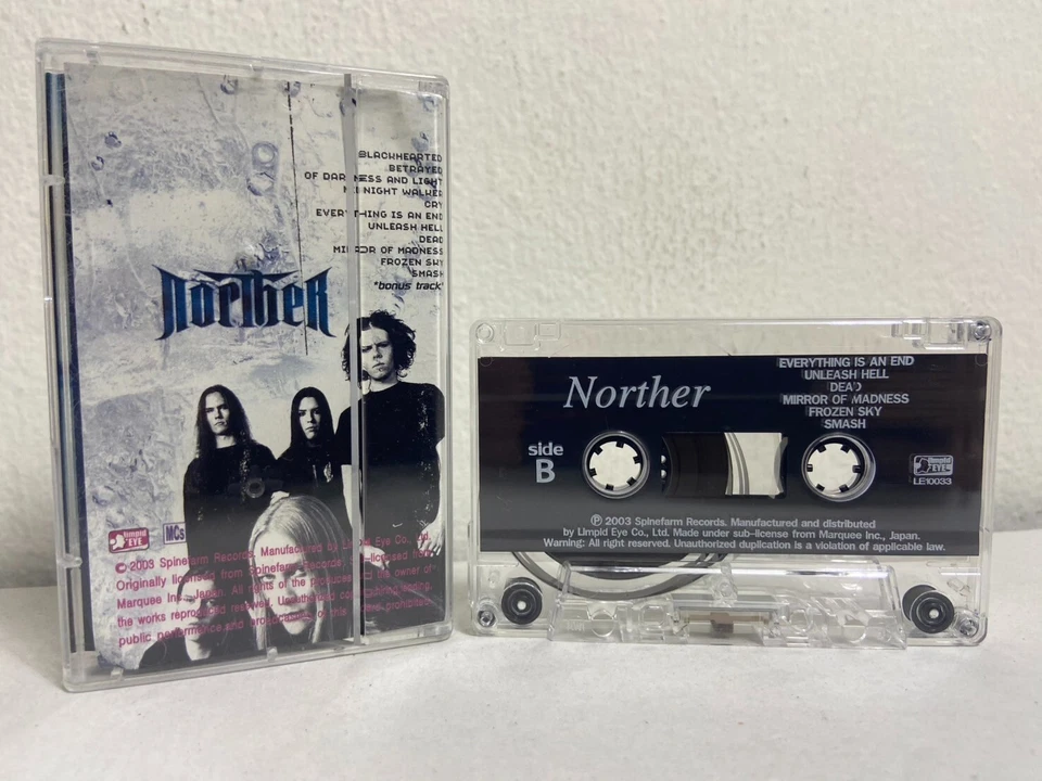 Norther Mirror of madness Cassette tape rare thrash metal 2003 Tested Foto 4 de 4