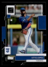 2022 Panini Chronicles #14 Otto Lopez Clearly Donruss Purple NMMT+
