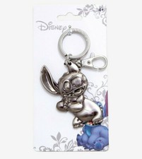 Disney Lilo  Stitch Pewter Stitch Metal Keychain NWT