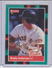 1988 Donruss The Rookies Rookie Card #14 Brady Anderson Boston Red Sox
