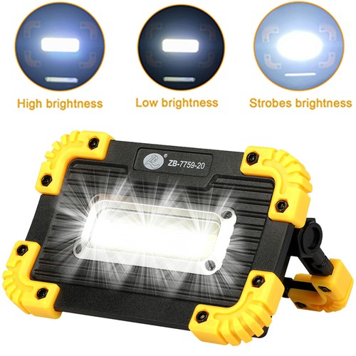 2X COB LED Work Light USB Rechargeable Flashlight Camping Emergency Lamp Torch - Picture 14 of 17