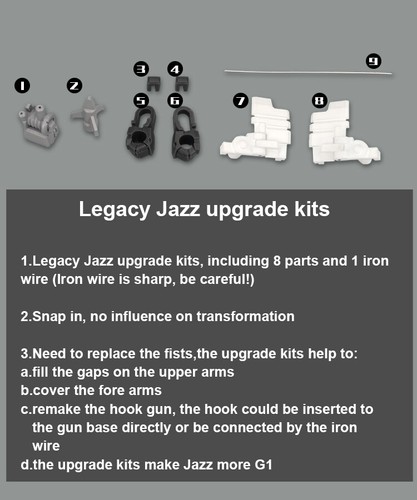 NEW Design Upgrade Kits Filling Parts For Legacy Jazz - Picture 11 of 11