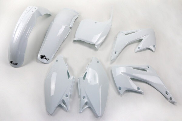 Kunststoff Verkleidung Kit Honda CR 125 / 250 2002 - 2003 Weiß Ufo Plast-image