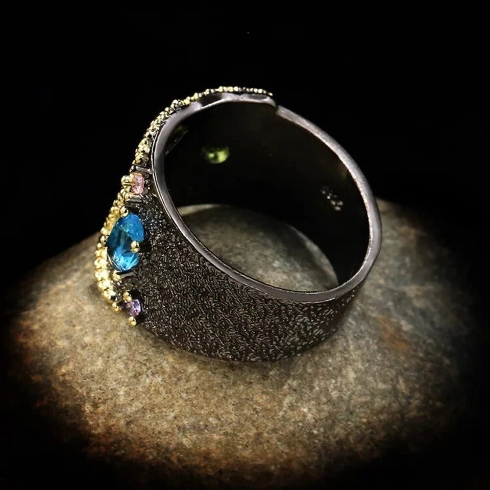 Anillo Art Deco de Plata 925 Hecho a Mano Foto 2 de 4