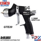 DeVilbiss Carbon Edition PROLite 1.2mm General Setup Spray Gun GTE20 905071-CB