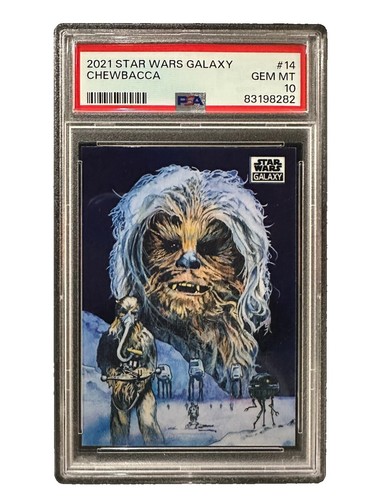 2021 Topps Star Wars Peter Mayhew Chewbacca Auto PSA 9 On Card | eBay