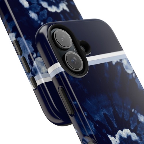 Grandmacore Indigo Blue White tie dye Tough Phone Case Iphone Samsung Galaxy - 第 15/110 張圖片