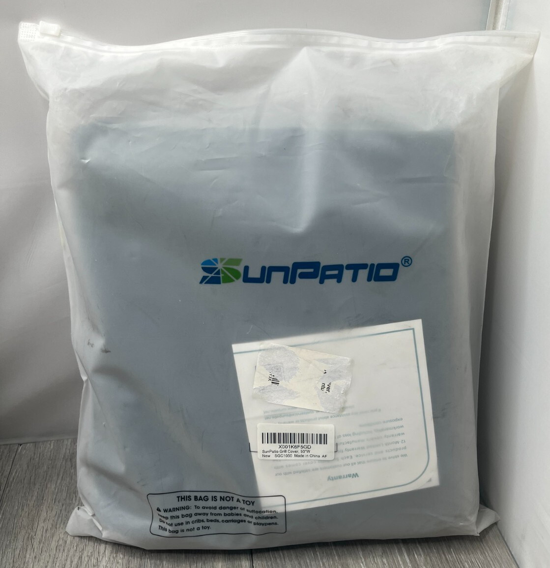 SunPatio SGC1050 50" W Heavy Duty Grill Cover for Grills Up to 48" W