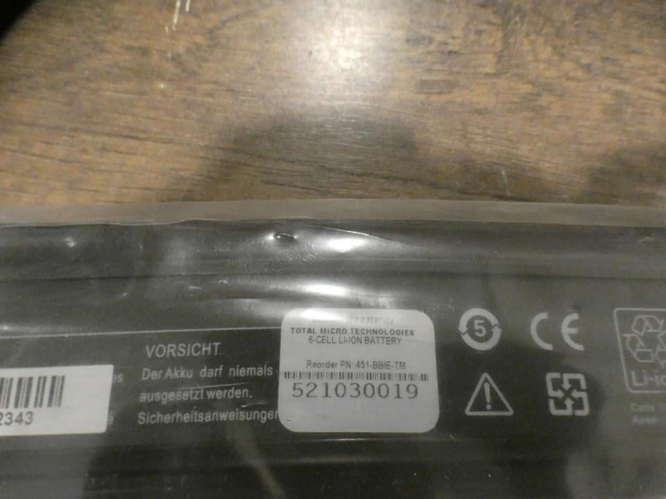 Nueva Batería Recargable Total Micro 451-BBIE-TM 5800mAh Litio-Ion E5540 E5440 Foto 3 de 4