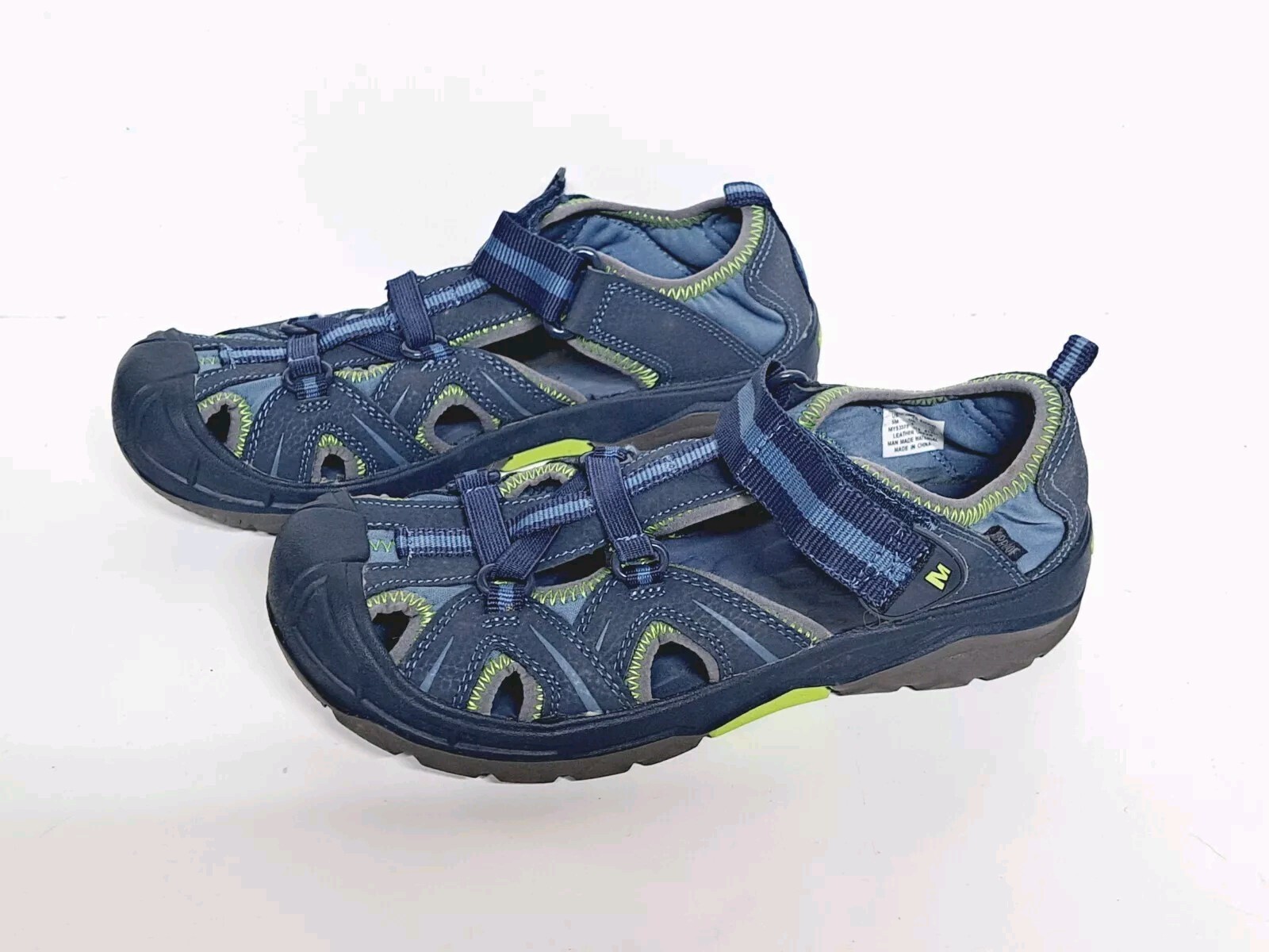 Merrell Hydro Hiker Sandalo Scarpe Acqua Blu Ragazzo Ragazza Unisex Taglia 5 M