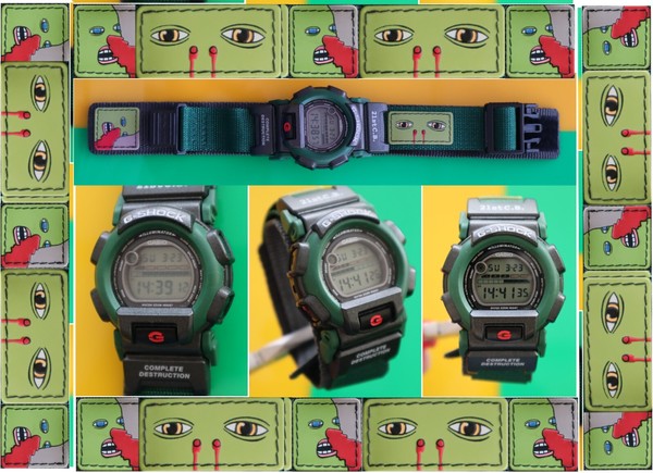 Casio G-Shock DW-003  Ed Templeton 21stC.B.  COMPLETE DESTRUCTION