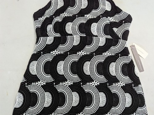 NWT Maeve Anthropologie women’s dress black and white lace detail size 4 $180 - Picture 5 of 13
