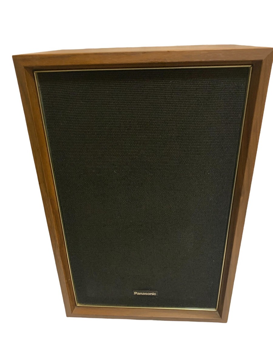 Panasonic SB-207 Vintage 2-Way Speaker Shelf/Wall Mount Woodgrain
