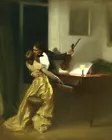 Art Giclee Printed Oil Painting Print Music kiss Canvas