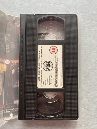 WWF St Valentines Massacre VHS (Original Silver Vision VHS Video Tape) WWE WCW - Picture 3 of 3