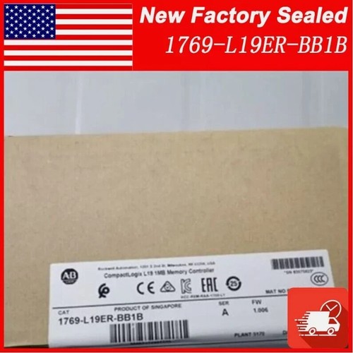 Allen-Bradley 1769-L19ER-BB1B SER A CompactLogix 1MB Memory Controller NEW
