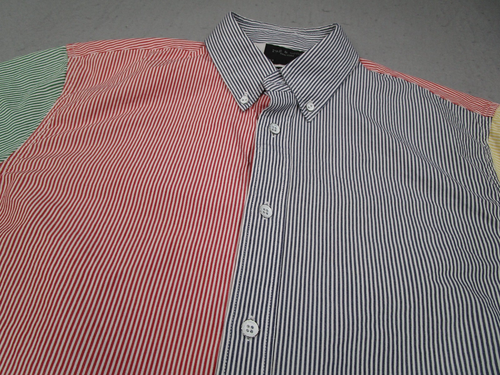 Rag Bone Shirt Mens Medium Multicolored Fit 2 Button Up Long Sleeve Casual Work - Picture 2 of 8