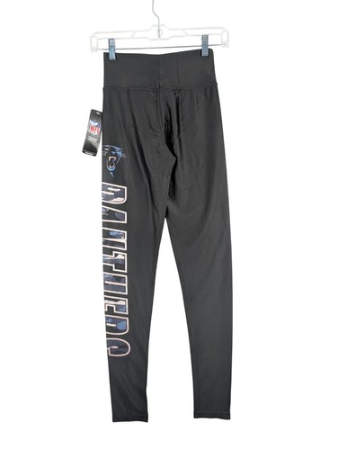 Zubaz NFL Apparel Carolina Panthers Women's X-Small Spellout Leggings NWT - Picture 2 of 4