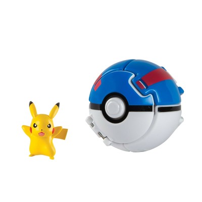 Ball with Pikachu Action Figure PokeBall Slime Clay Surprise Toys with