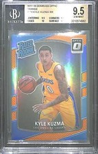 2017-18 Donruss Optic Orange Prizm Rookie #174 Kyle Kuzma No 41 of 199 BGS 9.5