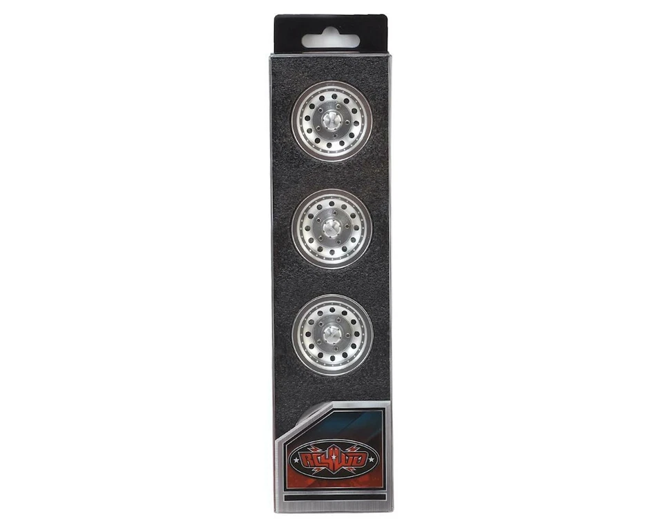 RC4WD Ultra 1.55" Beadlock Wheels (Silver) (4) [RC4ZW0268] - Image 4 of 4