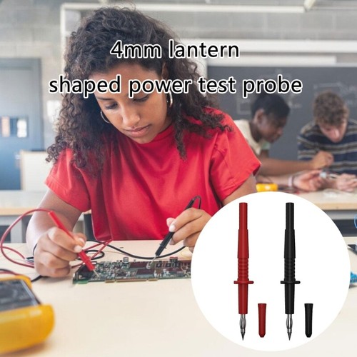 4mm Pointed Test Probes Essential Test Probes for Industrial Equipment Analysis - Zdjęcie 3 z 8