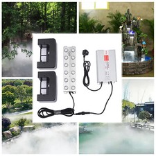 12-Head Ultrasonic Mist Maker Industry Fogger Humidifier with Power Supply 220V