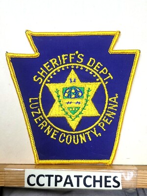 LUZERNE COUNTY, PENNSYLVANIA SHERIFF SHOULDER PATCH PA 