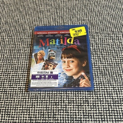 New Sealed Matilda 1996 Blu-ray Special Danny DeVito Rhea Perlman Mara Wilson