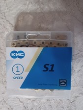 KMC S1 Gold 1/2" x 1/8" Single-Speed Chain 112L  Bicycle 112-Link