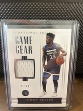 2017 Panini National Treasures Game Gear Jimmy Butler Patch /49