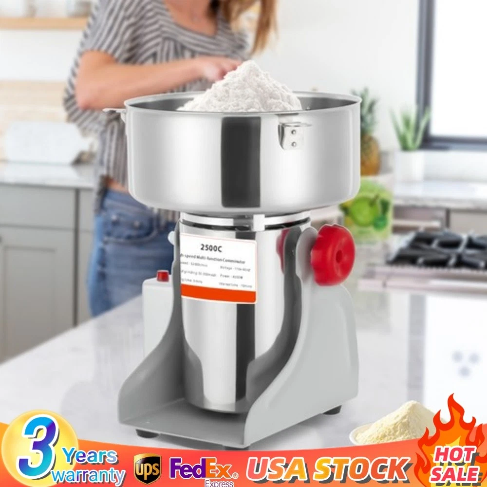 4500W Electric Grain Mill Coffee Beans Spices Grain Mill Machine 32000 rpm NEW