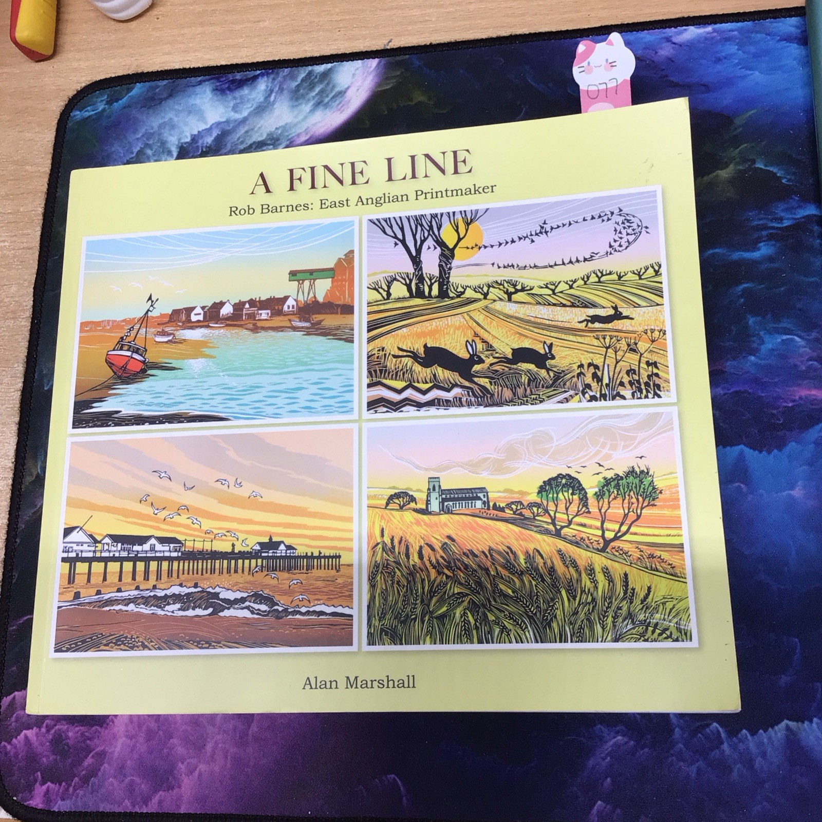 A Fine Line by Alan Marshall PB, Rob Barnes: East Anglian Printmaker