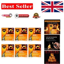 96 High Performance Energy Block Firelighters - Just Light for Seamless Ignition 0.33 per lighter