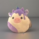 Squishmallows Purple & White Cow Beanbag Plush Stuffed Animal 2022 SQCR08279 — photo 4