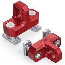 Tie Down Anchors, Aluminum Bed Rail Cleats for Cargo Red Tie Down Anchors