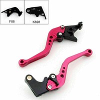 Kurz Brems Kupplungshebel FüR Kawasaki ZX10R 06-14 ZX6R Z1000 2007-2014 Red F4