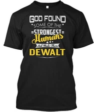 Dewalt Strongest Humans T-Shirt Made in the USA Size S to 5XL