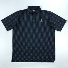 FootJoy Polo Shirt Men XL Golf Performance FJ Reunion Micro Print