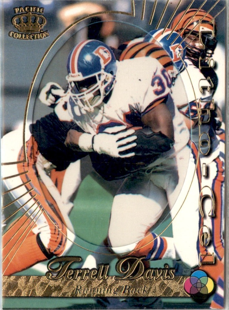 1997 Pacific Lithocell Terrell Davis Denver Broncos #LITHO-29