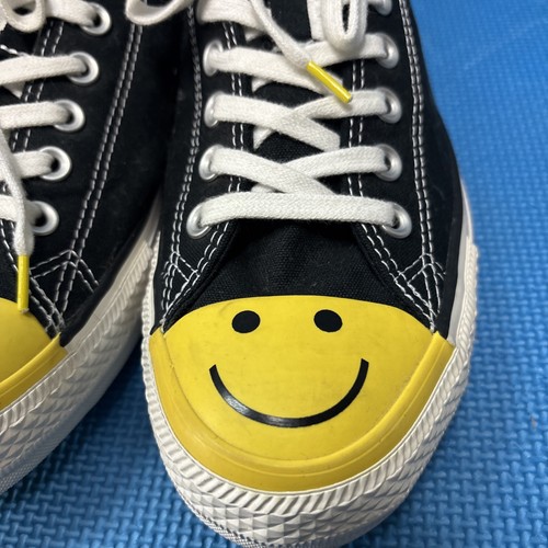 Converse Chuck Taylor Smiley Gesicht All Star niedrig schwarz 165578C Herren 9 gebraucht, in einwandfreiem Zustand - Bild 20 von 22