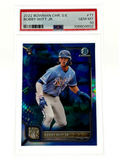 Bobby Witt Jr. - (RC) - 2022 Bowman Chrome Sapphire - PSA 10, Royals, Card #77
