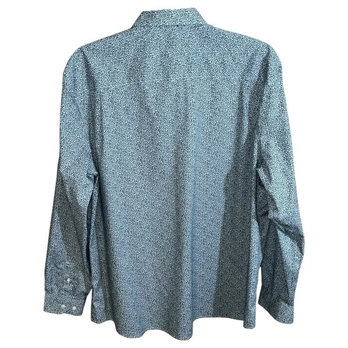 Cutter & Buck Shirt Men’s Size XXL Green Light Blue Floral Button Front - Picture 8 of 8
