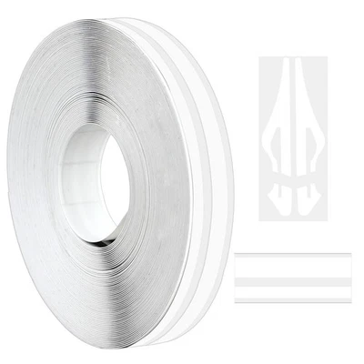 TRINKRITTEY White Automotive Pinstriping Tape Auto Car Pinstripe Tape PVC Car Decal Stick...
