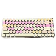 Retro Typewriter Style Bluetooth Keyboard - Beautiful Pastel Keys AJAZZ K840T