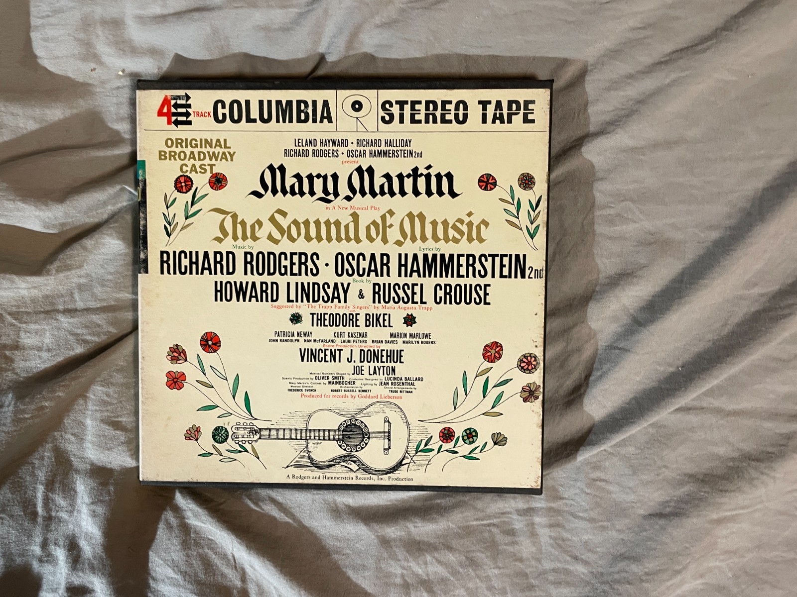 Mary Martin The Sound of Music 4 Track 7 1/2 IPS Reel To Reel Tape Columbia