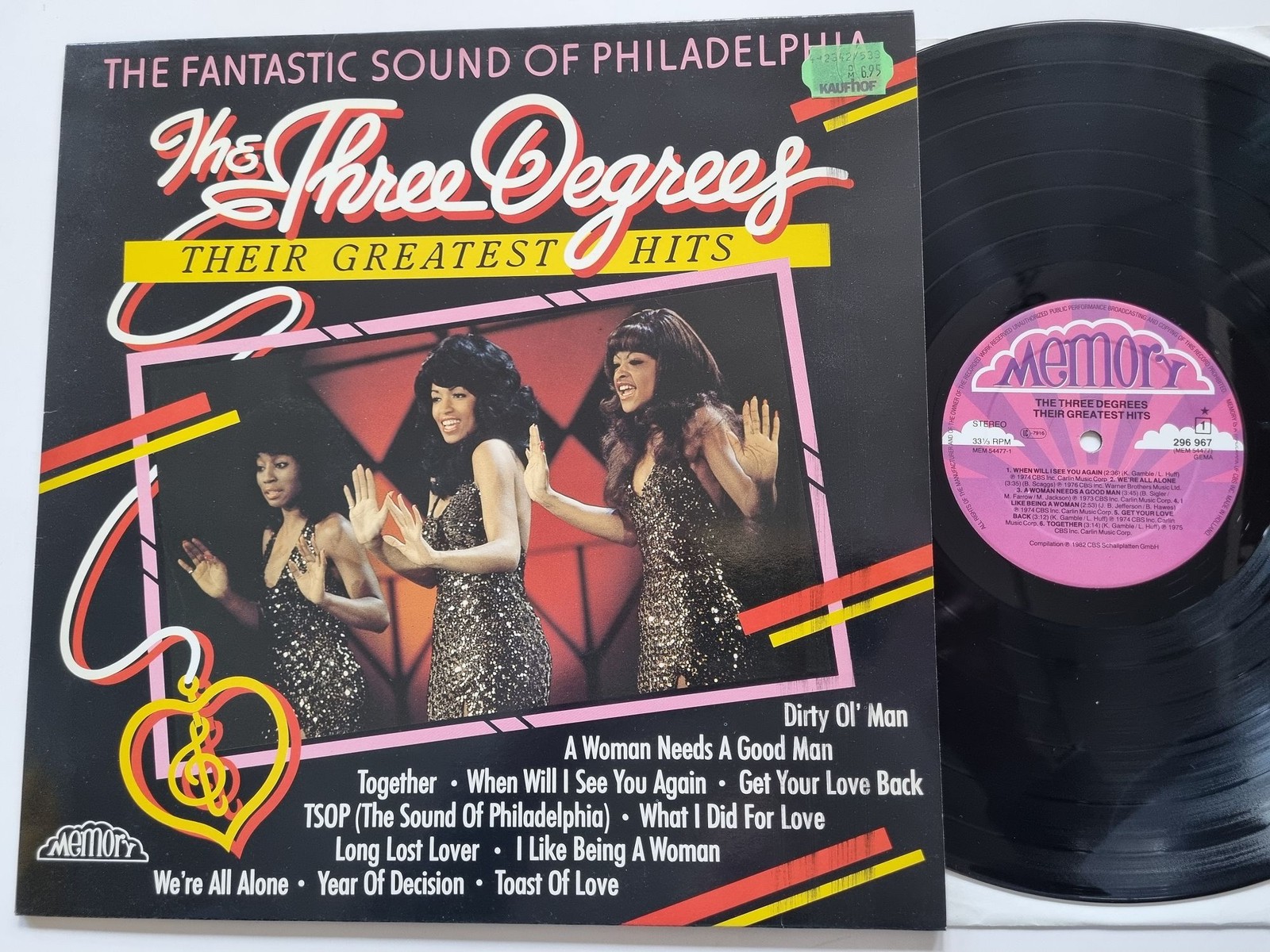 The Three Degrees - Their Greatest Hits Vinyl LP Germany
