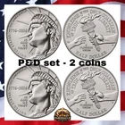 1776-2026 P&D Semiquincentennial Half dollar 2 Coin Set Uncirculated